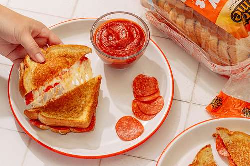 Pepperoni Pizza Grilled Cheese